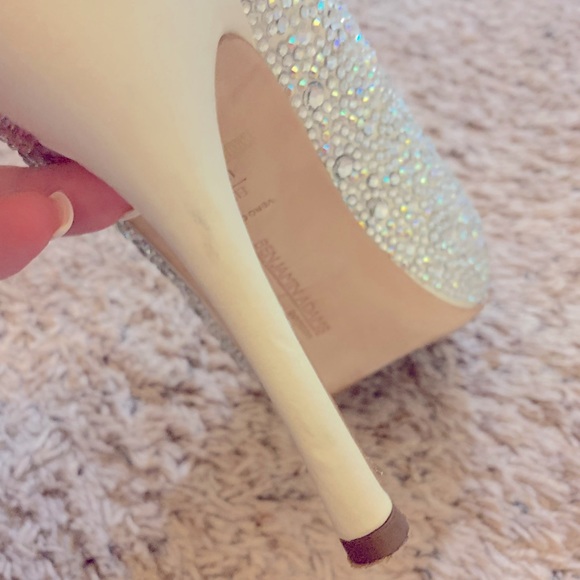 🎉HP 12/7🎉 Swarovski Crystal 4” 💎 pumps- AUTHENTIC SWAROVSKI - Picture 13 of 16